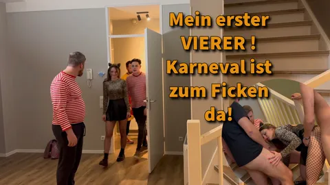 Mein erster Vierer! Zu viele S******e an Karneval!