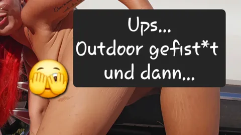 Ups...Outdoor gefist☆t und dann...💦