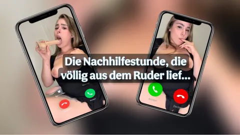 Die Nachhilfestunde, die völlig aus dem Ruder lief ..