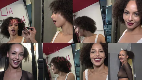 S****a Skinny Teen Lia Amalia im S****a und Nylon Wahn