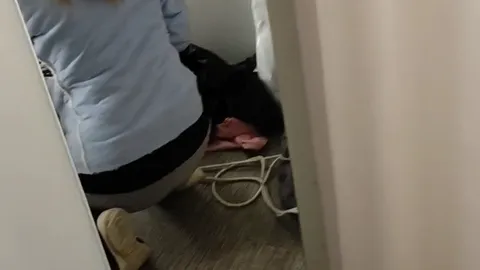 Blowjob in der Umkleidekabine