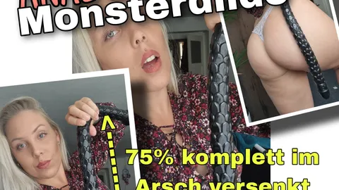 A**L extreeem | Monsterdildo 75% versenkt 🤯🔞💦