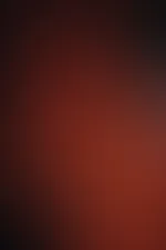In crimson glow