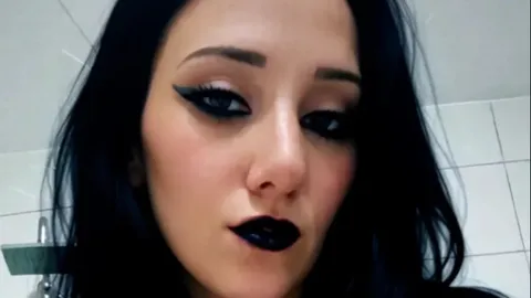 Heißes emo goth girl cosplay🔥😈